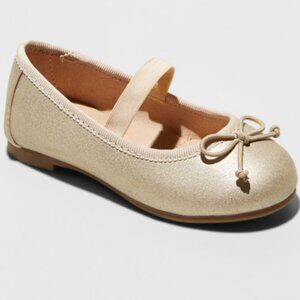 Toddler Girls' Becca Ballet Flats - Cat & Jack™ Gold 4